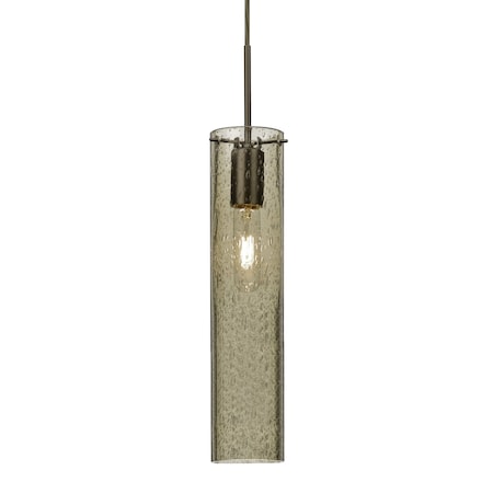Besa Lighting Juni 16 Cord Pendant, Latte Bubble, Bronze, 1x60W Incandescent 1JT-JUNI16LT-BR
